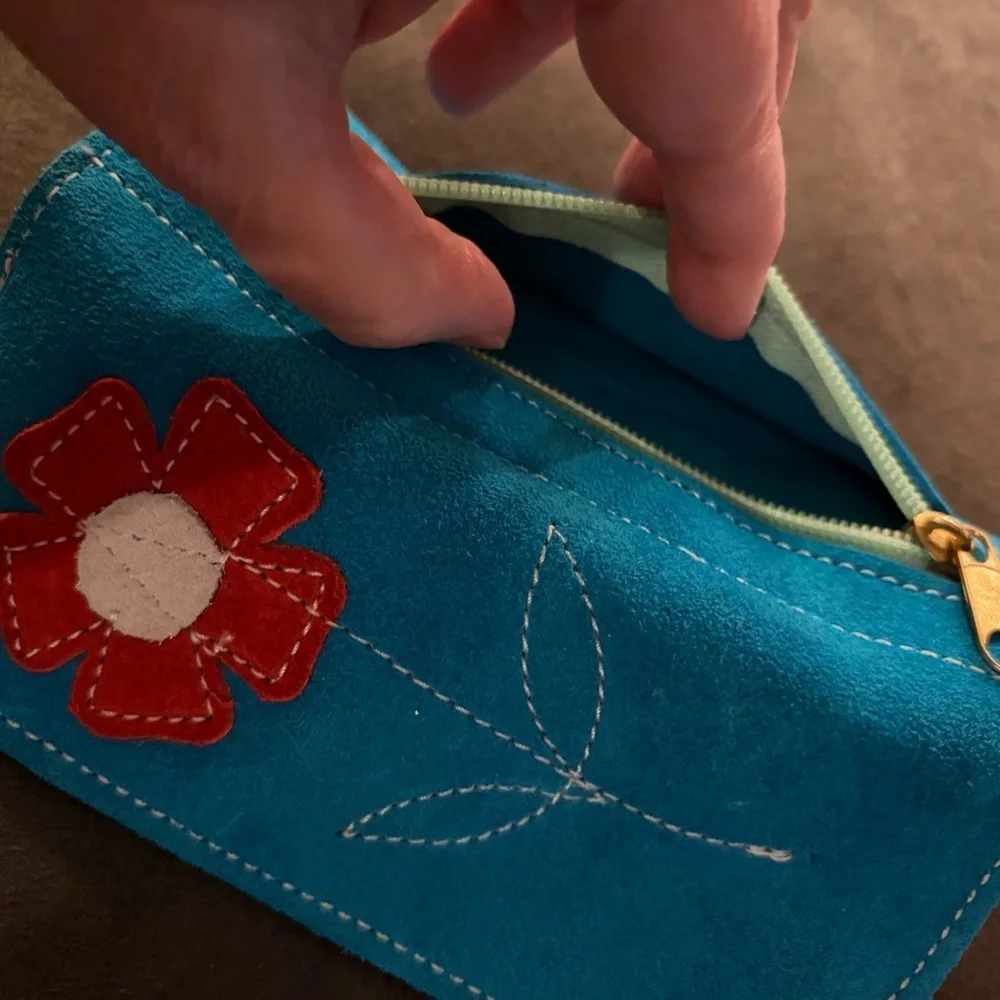 Handmade Suede Travel Jewelry Organizer Roll